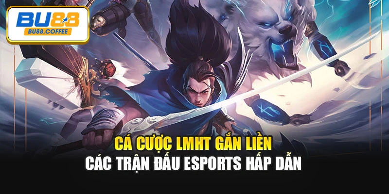 Cá cược LMHT gắn liền các trận đấu esports hấp dẫn